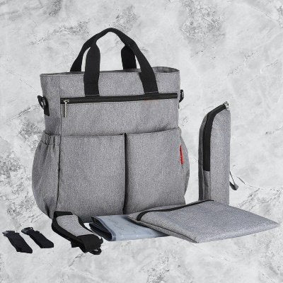 MamaBag™ - Gris - Style, Sac á dos, Confort & Élégance